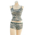 Women's Army Digital Camouflage Casual Tank Top